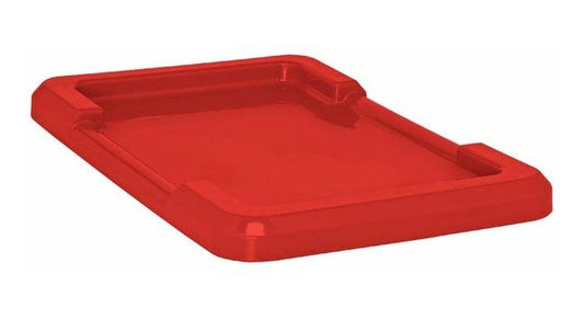 Red Cross Stack Tub Lid - Material Handling Bin Cover - Image 1