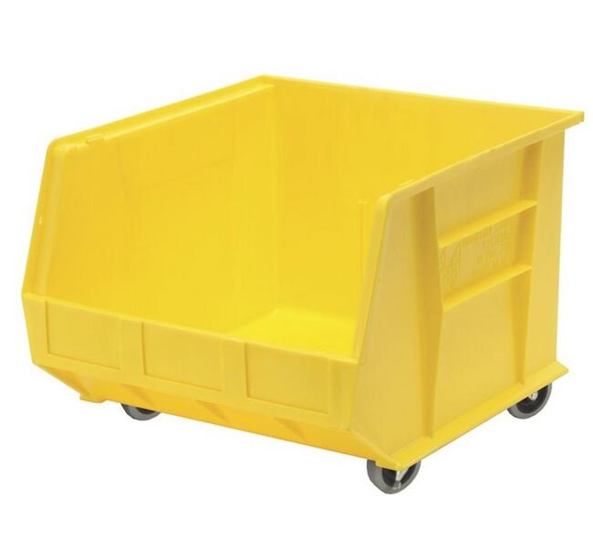 Yellow Mobile Ultra Stack & Hang Bin - Image 1