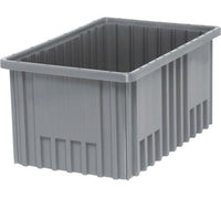 Gray Dividable Grid Container - 16.5 x 10.875 x 8 Inches