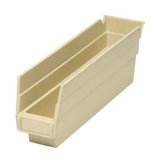 Ivory Shelf Bin - 11-5/8 x 2-3/4 x 4 Inches - Image 1