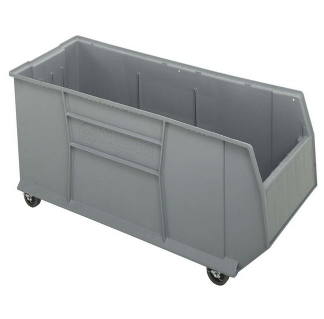 Gray Mobile Rackbin Container - Image 1