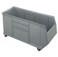 Gray Mobile Rackbin Container