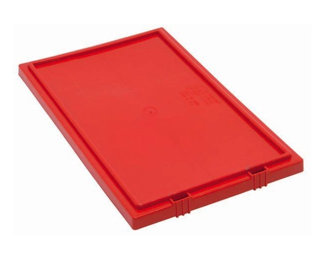Red Stack & Nest Tote Lid for Material Handling Bins - Image 1