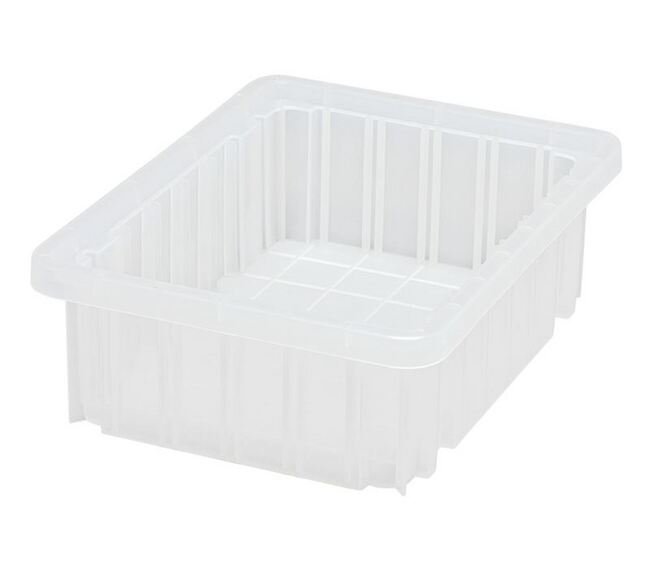Clear Dividable Grid Container 10-7/8In X 8-1/4In X 3-1/2In - Image 1
