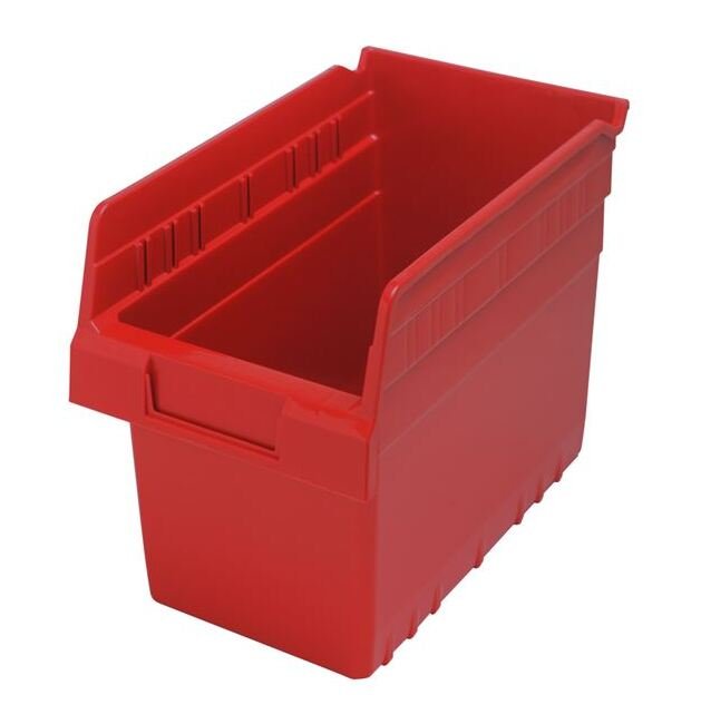 Red Shelf Bin 11-5/8In X 6-5/8In X 8In - Image 1