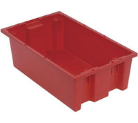 Red Stack & Nest Tote 18 x 11 x 6 Inches