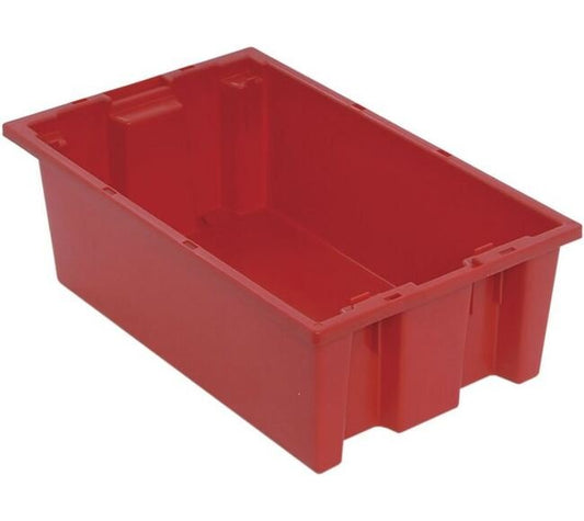 Red Stack & Nest Tote 18 x 11 x 6 Inches - Image 1