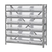 Industrial Heavy Duty Clear-View Bin Shelving System