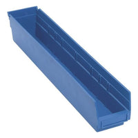 Blue Shelf Bin - 23-5/8In X 4-1/8In X 4In
