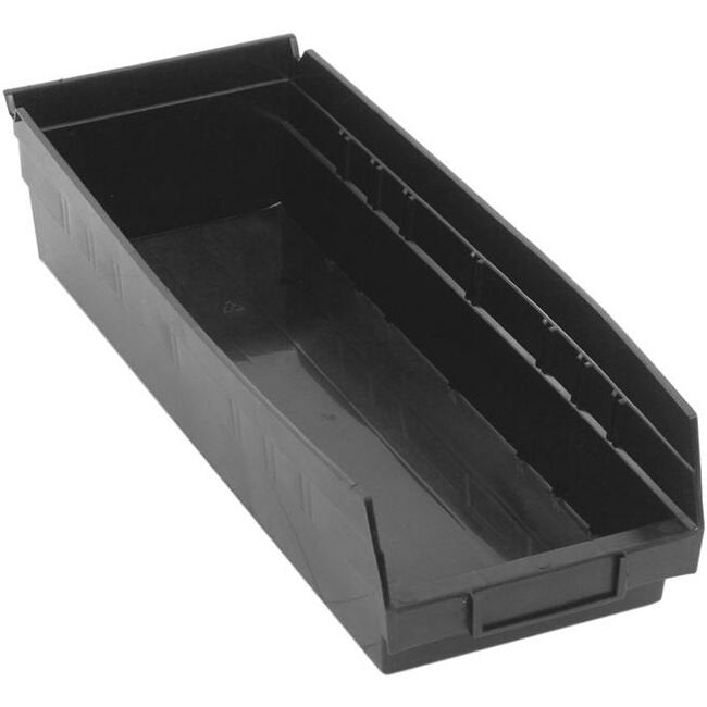 Heavy-Duty Black Shelf Bin - 17-7/8" x 6-5/8" x 4" - Image 1