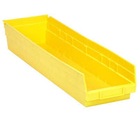 Yellow Shelf Bin 23-5/8In X 6-5/8In X 4In
