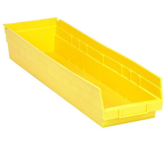 Yellow Shelf Bin 23-5/8In X 6-5/8In X 4In - Image 1