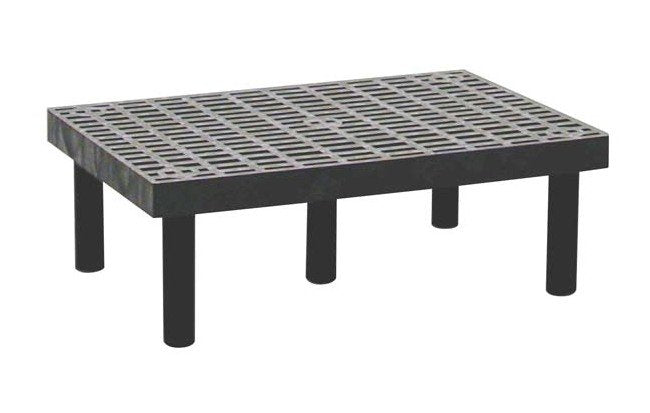 36x24x12 Ventilated Plastic Dunnage Platform - Heavy-Duty Material Handling Rack - Image 1