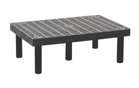 36x24x12 Ventilated Plastic Dunnage Platform - Heavy-Duty Material Handling Rack - Image 1