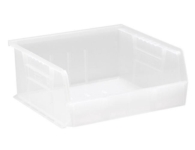 Clear Ultra Hang & Stack Bin 10-7/8" x 11" x 5" - Image 1