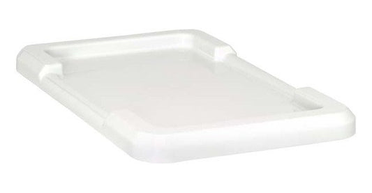 White Cross Stack Tub Lid for Efficient Material Handling - Image 1