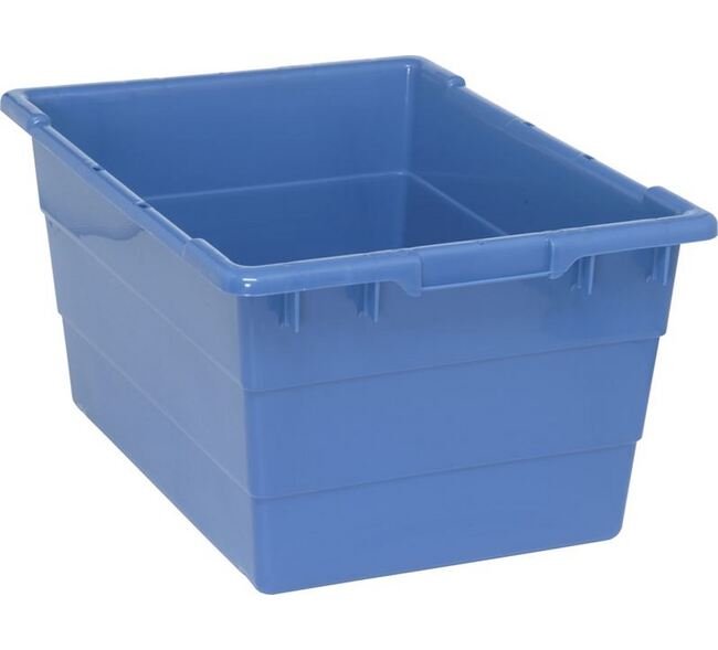 Blue Cross Stack Tub 23-3/4 x 17-1/4 x 12 Inches - Image 1