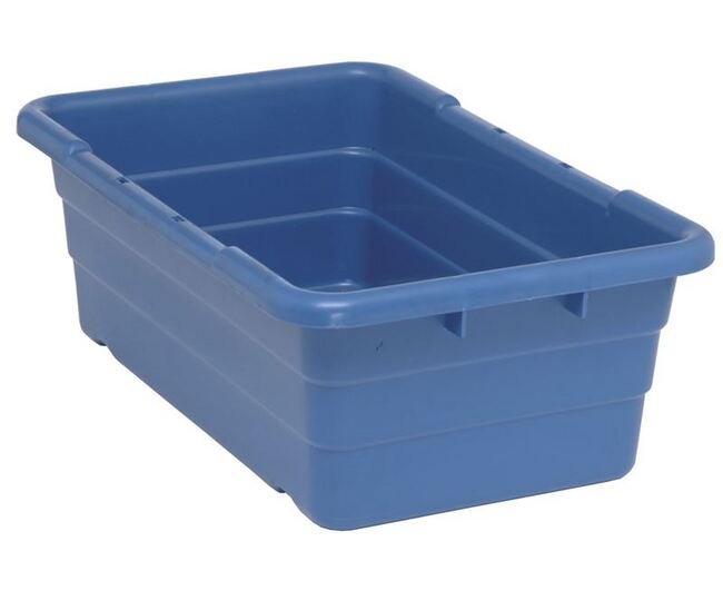 Blue Cross Stack Tub 25-1/8In x 16In x 8-1/2In - Image 1