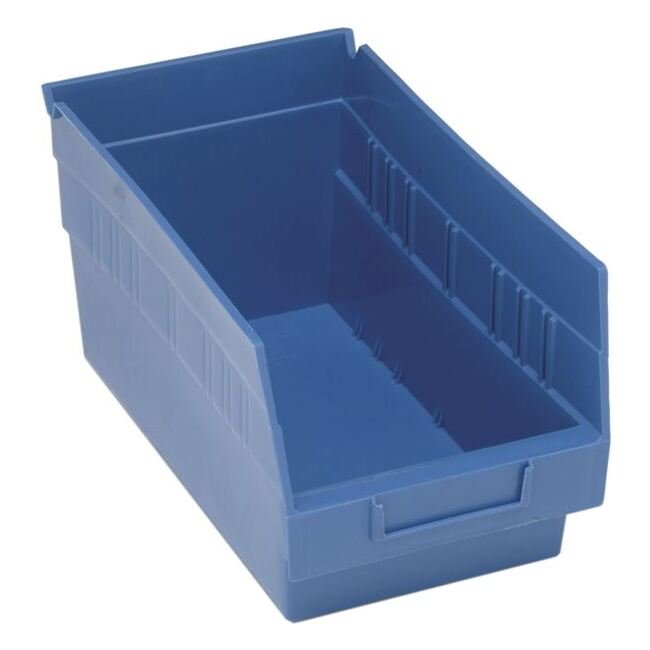 Blue Shelf Bin - 11-5/8" x 6-5/8" x 6" - Image 1