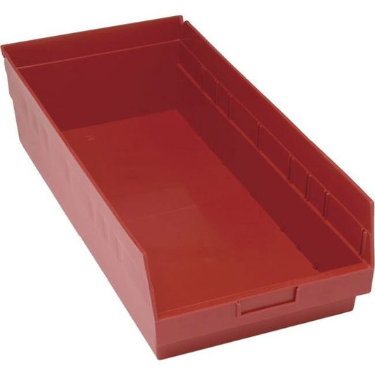 Heavy-Duty Red Shelf Bin - 23-5/8" x 11-1/8" x 6" - Image 1