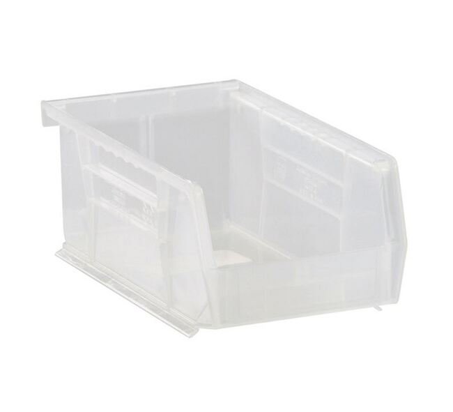 Clear-View Ultra Hang & Stack Bin 7-3/8 x 4-1/8 x 3 - Image 1