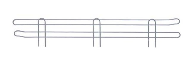 Gray Epoxy Wire Shelving Side Ledge 30in - Image 1