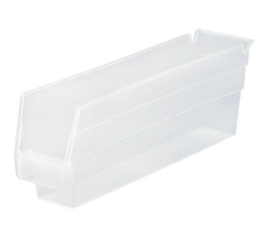 Clear Economy Shelf Bin - 11-5/8 x 2-3/4 x 4 inches - Image 1