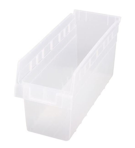 Clear Shelf Bin 17-7/8" x 6-5/8" x 8" - Image 1