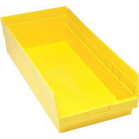 Durable Yellow Shelf Bin - 23-5/8 x 11-1/8 x 6 Inches