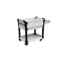 Heavy-Duty Shelved Utility Cart - Image 1