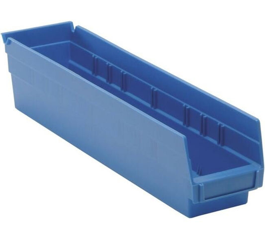 Blue Shelf Bin 17-7/8In X 4-1/8In X 4In - Image 1