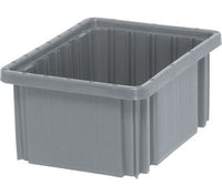 Gray Dividable Grid Container 10-7/8In X 8-1/4In X 5In