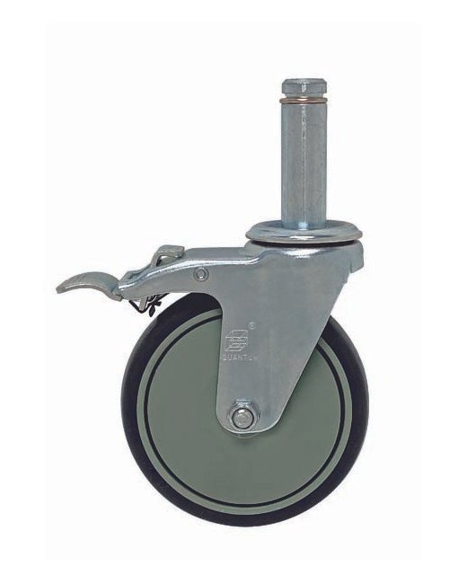 Heavy Duty Caster with Brake - Industrial Grade Material Handling Accessory - Image 1