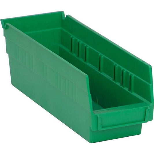 Durable Green Shelf Bin - 11-5/8In X 4-1/8In X 4In - Image 1