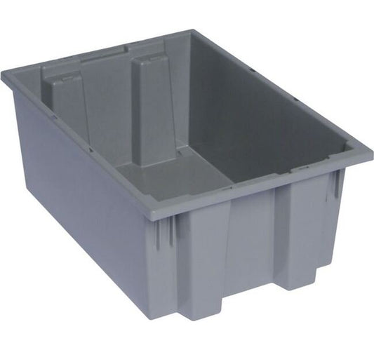 Gray Stack & Nest Tote 19-1/2In X 13-1/2In X 8In - Image 1