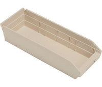 Ivory Shelf Bin - 17-7/8 x 6-5/8 x 4 Inches
