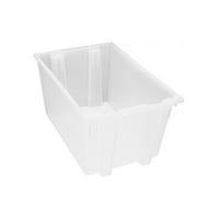 Clear Stack & Nest Tote - 29.5" x 19.5" x 15"