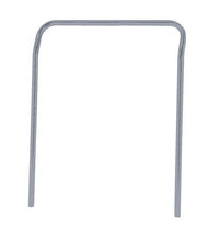 24-Inch Gray Epoxy U-Handle - Wire Shelving Utility Cart Handle