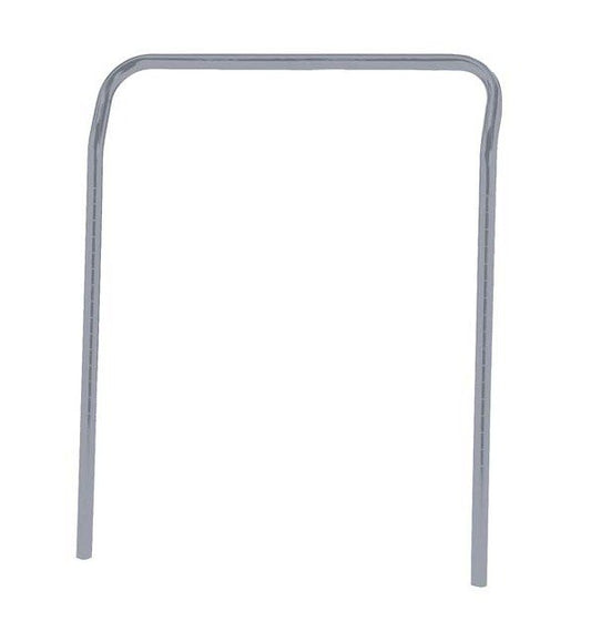 24-Inch Gray Epoxy U-Handle - Wire Shelving Utility Cart Handle - Image 1