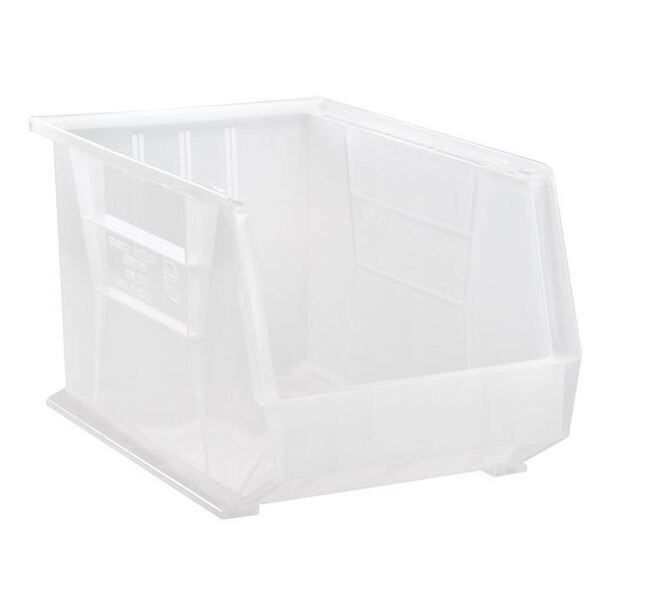 Clear Ultra Hang & Stack Bin 18x11x10 - Image 1