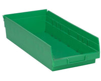 Green Shelf Bin - Heavy-Duty Storage Solution for Efficiency