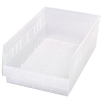 Quantum Clear Shelf Bin 17-7/8In X 11-1/8In X 6In