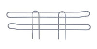 14-inch Gray Epoxy Wire Shelving Side Ledge