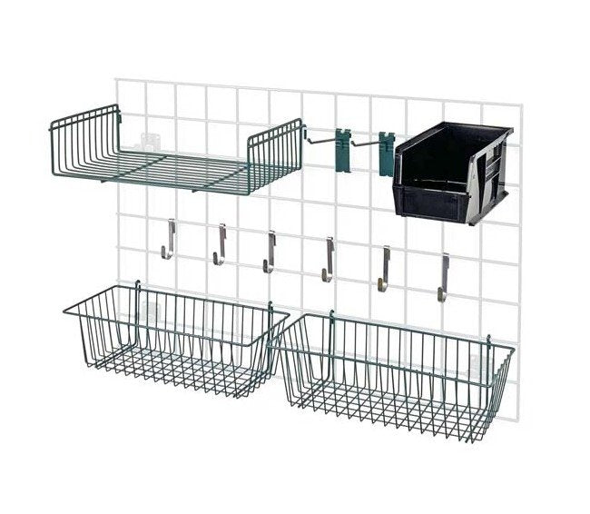 Smart Grid Accessory Pack 2 with 1 Black Bin for Shelving Systems - Image 1