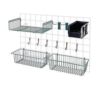 Smart Grid Accessory Pack 2 with 1 Black Bin for Shelving Systems