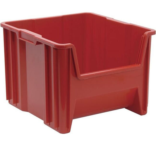 Red Heavy Duty Giant Stackable Container – 17-1/2" x 16-1/2" x 12-1/2" - Image 1