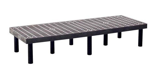 Heavy Duty Ventilated Plastic Dunnage Platform 66x24x12 - Image 1