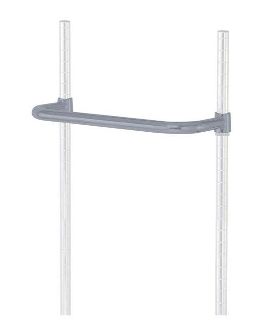 18-Inch Gray Epoxy Push Handle for Material Handling - Image 1
