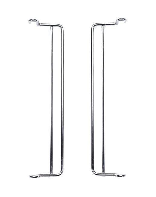 Mesh Bin Hanger Pair for Efficient Side Stacking - Image 1