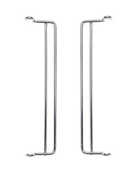 Mesh Bin Hanger Pair for Efficient Side Stacking